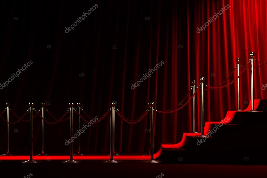 Gala de premiación musical con luces